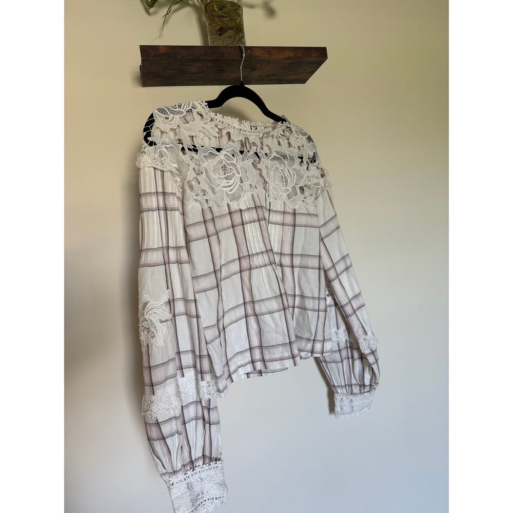 Free People 100% Cotton Blouse Size Small